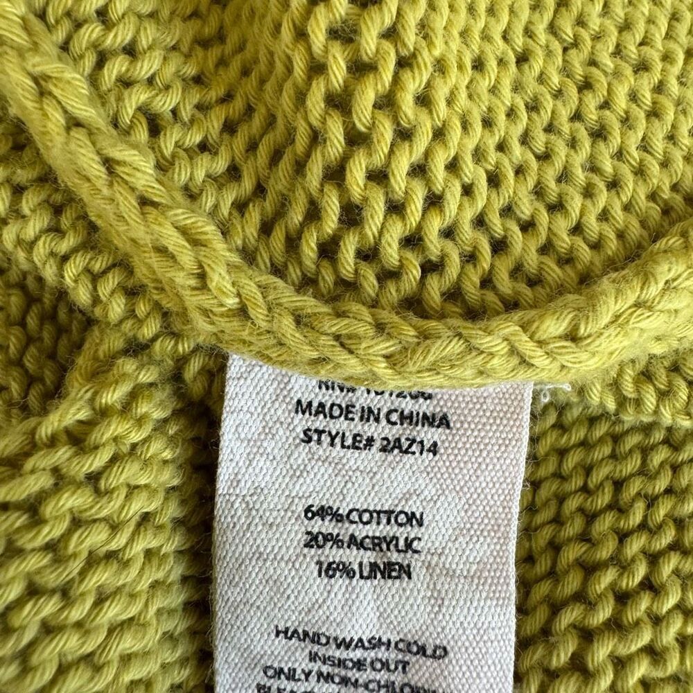 Soft Surroundings Wickfield Pullover Chartreuse C… - image 6